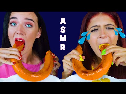 ASMR Kielbasa Sausage Challenge 먹방 Eating Sounds Lilibu