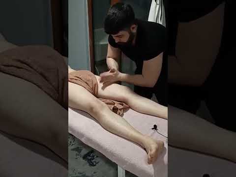 ASMR FRONT LEG STRESS RELIEF VERT RELAXING MASSAGE THERAPY  #massage #satisfying #relaxing  #shorts