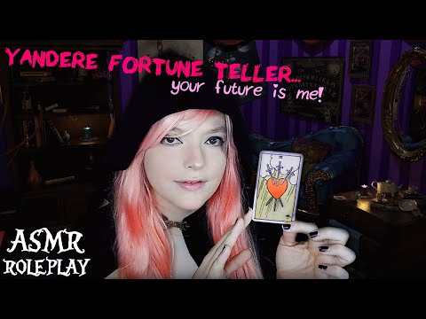 ASMR Roleplay | Yandere Fortune Teller Sees Your Future (hypnosis & tarot)