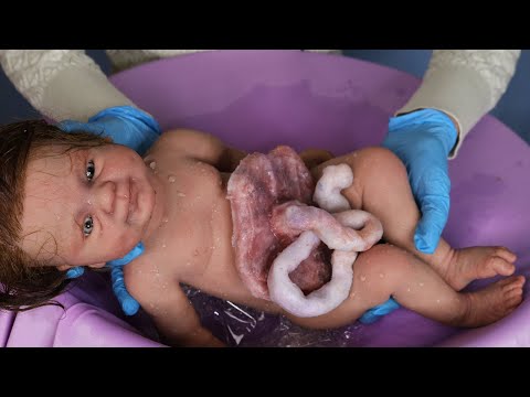 ASMR: PARTO EMPELICADO 2 PRIMEIROS CUIDADOS COM A BEBÊ REBORN - Sweet Carol