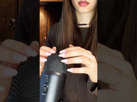 ASMR Mic Triggers 🤍 #asmr #asmrshorts #asmrtriggers #asmrforsleep #micscratching #micbrushing