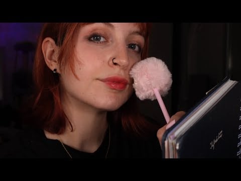 ASMR Unintelligible Job Interview with Writing and Page Turning