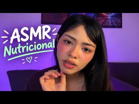 ASMR Nutricionista fazendo perguntas sobre sua rotina