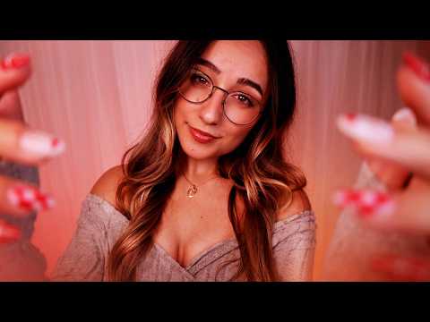 ASMR | Keeping You Company: with EXTREMELY CLOSE Whispers, Hand Movements & Positive Words ❤️