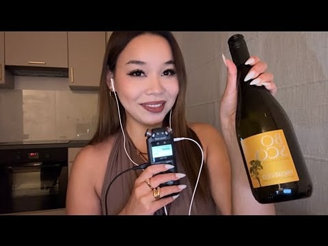 ASMR Clothing Try On Haul w/ Prosecco Примерка недавних покупок 🛍️🥂