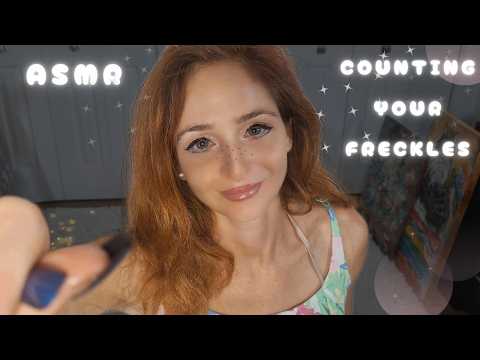 [ASMR] - 💙Counting your Freckles💙 LOTS of Personal Attention