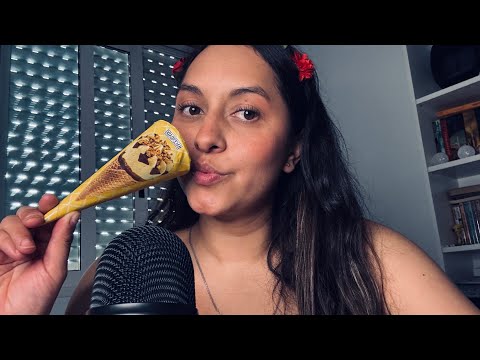ASMR ✨COMIENDO HELADO 🍦 SOMOS 4K 🎉🍾🥳