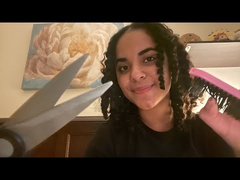 ASMR 1 minute haircut!💇‍♀️(lofi😌fast and aggressive💫😴)