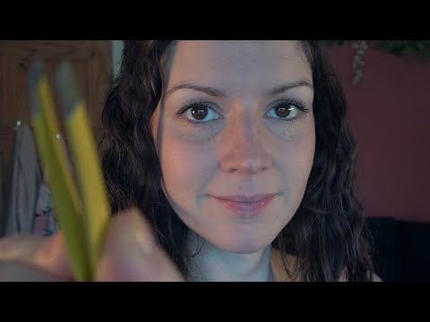 ASMR Plucking & Brushing Your Eyebrows