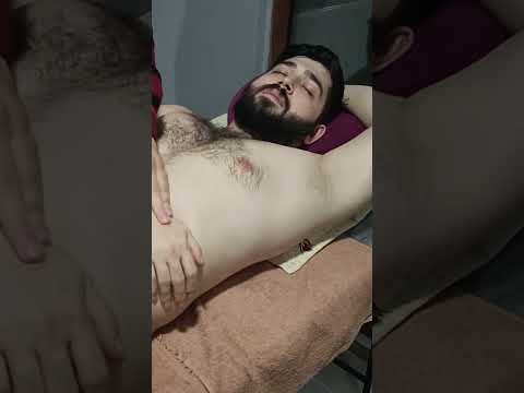 THE MOST RELAXING TECHNIQUES FOR CHEST, ARMS AND ABDOMEN #satisfying #relaxing #asmr #shorts