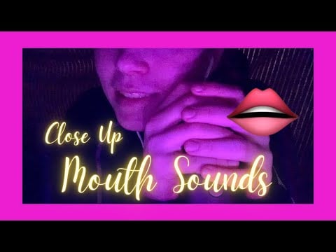ASMR - Close Up MOUTH SOUNDS👄( Ear to Ear, Soft Mic Blowing, Whispering)