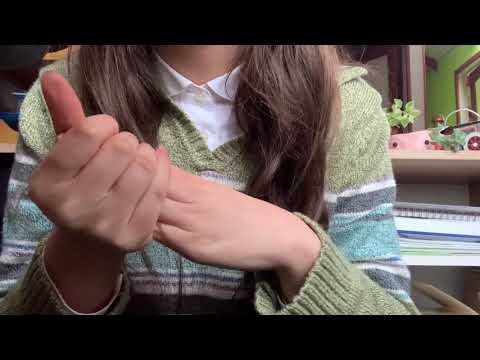 *ASMR* hand sounds with hand movements -- lofi asmr (-ω- )