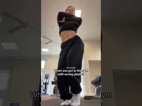 Dancing in the gym