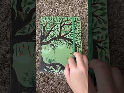 ASMR Tapping On A Tree Patterned Notebook (No Talking) #ASMR #Shorts