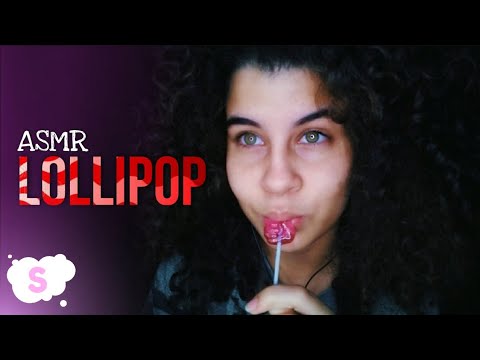 ASMR Pirulito que explode na boca SUCKING LOLLIPOP 🍭 ✨