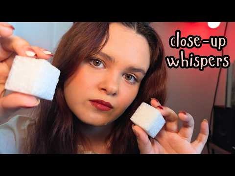 Close Up Whispers & Nail Sounds | ASMR Rambling, Random Triggers, Trigger Words