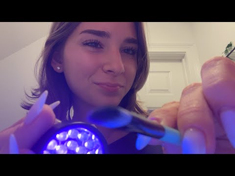asmr worst reviewed dentist whitens your teeth with a uv flashlight 🦷🔦