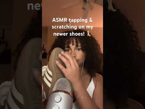 ASMR tapping & scratching on my newer shoes! 👢 #asmr #relax #sleep