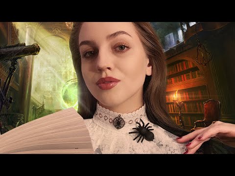 АСМР Вампир. Чтение Книги в Мистической Библиотеке • ASMR Vampire. Reading a Book in Mystic Library