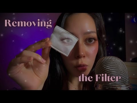 ASMR Removing the Filter 💋✨ (New Trigger!! LONG VERSION)