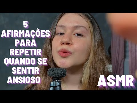 ASMR ACABANDO COM SUA ANSIEDADE + explicações