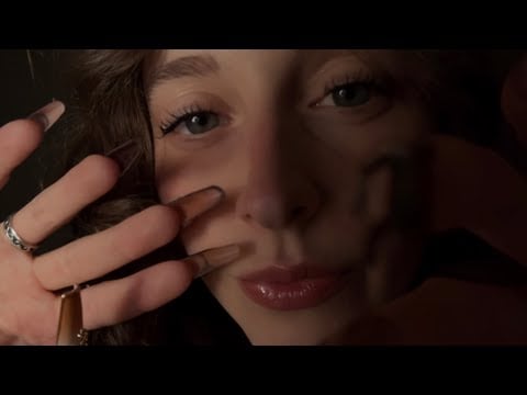 SUPER CLOSE ASMR you asked for lens taps with XXL nails