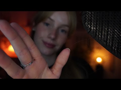 ASMR relaxing head massage in german