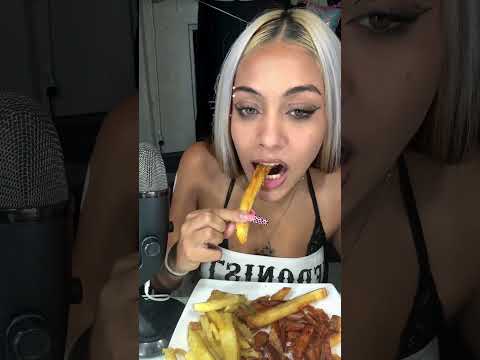 MUKBANG FRIES CRUNCHY AND CRISPY