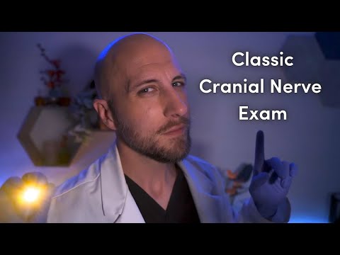 ASMR Dark Room Cranial Nerve Exam for Sleep