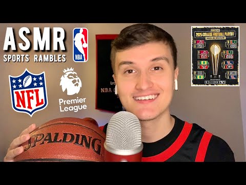 ASMR | Whispering All Things Sports To Help You SLEEP 😴🏀 (nba, nfl football, premier league)