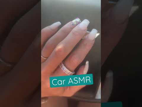 ASMR IN MY CAR 🚘 #shorts