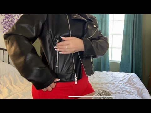 Leather Scratching ASMR @aramoonasmr1111 #leather #asmr #tingles #asmrsounds #relax #tapping