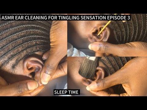 🦋ASMR 🦋EAR PIERCING CLEANING, SOFT WHISPERING, GUM CHEWING (EPISODE 3)