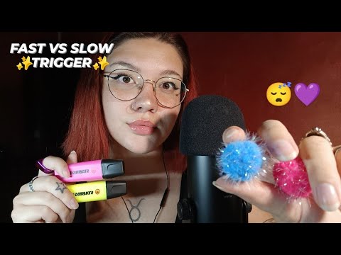 FAST & AGGRESSIVE VS SLOW & GENTLE (Collab. with @EnricoASMR ) | ASMR ITA😴💜