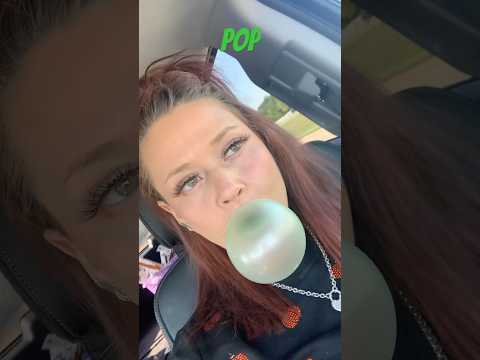 BUBBLEGUM POP NO TALKING 💋 #asmrsounds #notalking #bubblegum #public