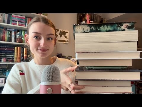 ASMR January Reading Wrap Up (book triggers and close whispers) 