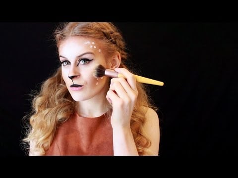 ASMR Fawn make-up tutorial for relaxation