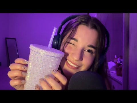ASMR TAPPING + MOUTH SOUNDS con uñitas 