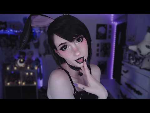 asmr ☾ do what the goth bunny says 🐰🖤 (or face the consequences)