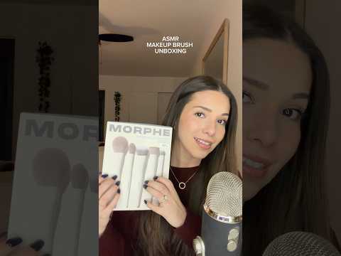 ASMR MAKEUP BRUSH UNBOXING #asmr #whispering #unboxing #makeup @MorpheOfficial