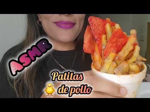 ASMR | comiendo patas de pollo | SONIDOS RELAJANTES | #asmr #asmrsounds 