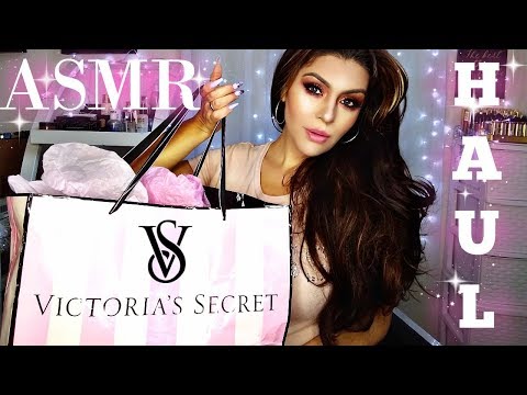 ASMR (Whisper) Lingerie Fashion Haul Chewing Gum