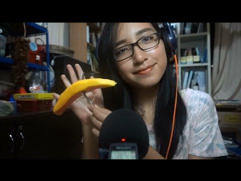 [ASMR] Eating Juicy Fruits! - Mango - Mouth Sounds - Whispered Ramble