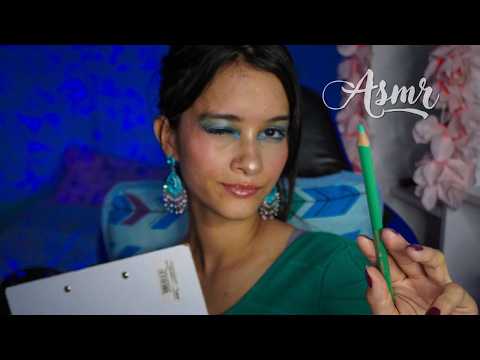 ASMR | Desenhando Você - Voz Suave ( Soft Spoken) ✍🏻💕