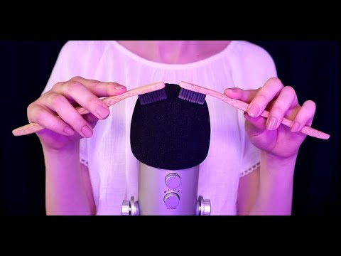 ASMR Mic Brushing with Toothbrushes (No Talking)