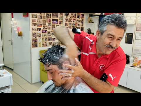 ASMR SOAPY FACIAL CLEANING ,RELAXING BACK MASSAGE WITH OIL AND SOAPY