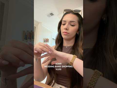 ASMR DESIGNING OUR WEDDING BANDS VLOG #asmr #vlog #voiceover #weddingband #whispering