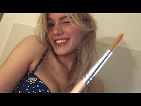 ASMR painting you and rambling