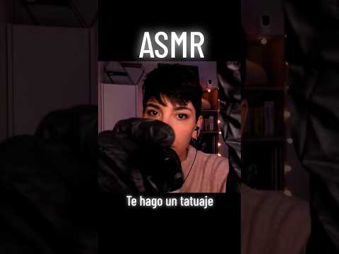 #ASMR TE HAGO UN TATUAJE. Super cosquilloso! #asmrvideo #asmrsounds #asmrcommunity