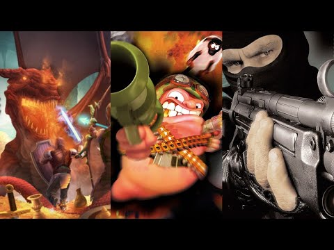 3 Jeux rétros: Worms Armageddon, Soldier of Fortune & Darkstone - Gaming / ASMR Français